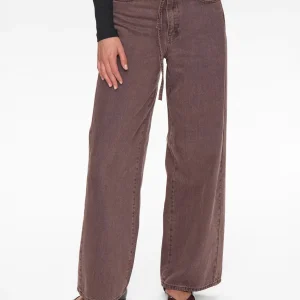 Bruine wide-leg jeans nubrooklyn