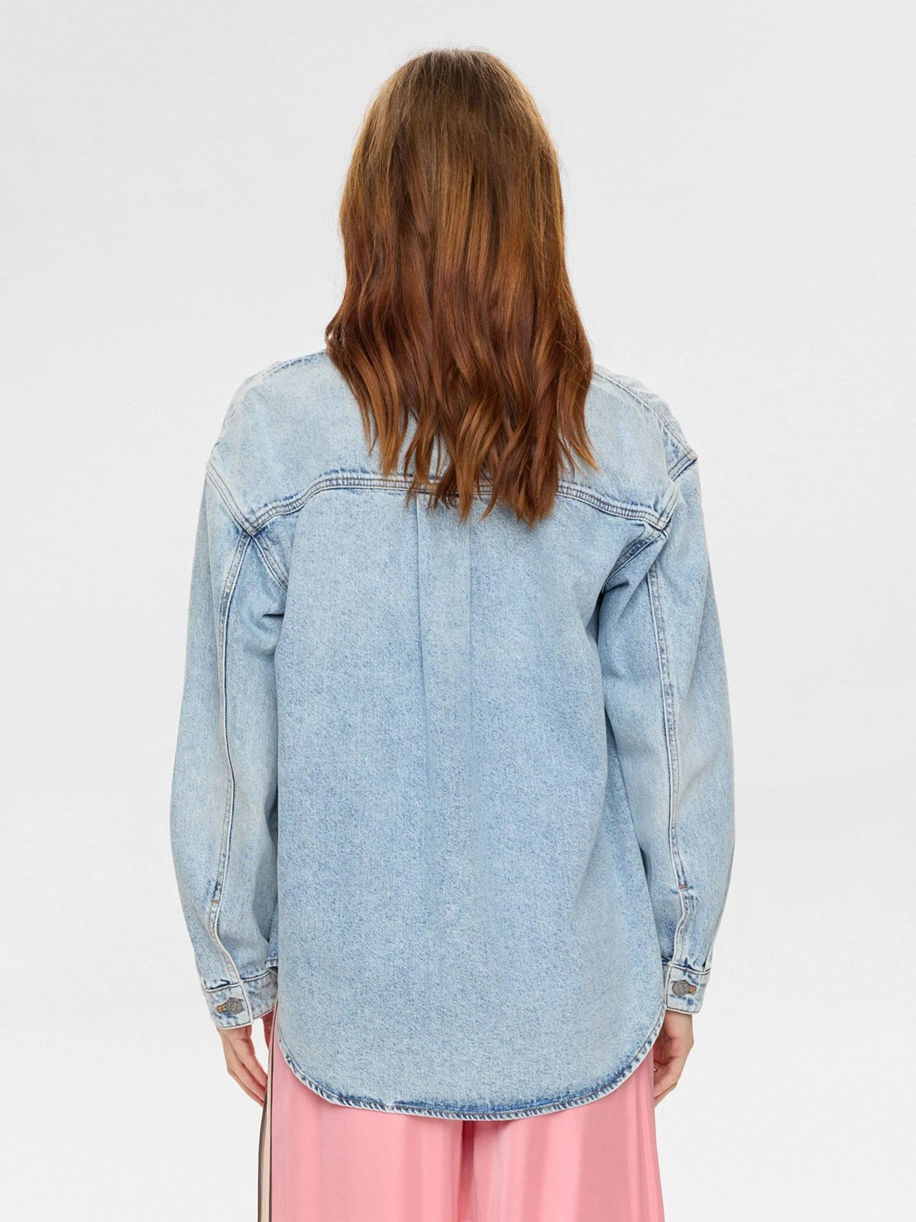 Stonewash denim blouse nukaysa - Afbeelding 9
