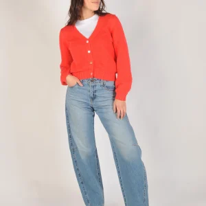 Rood katoenen vest numirna