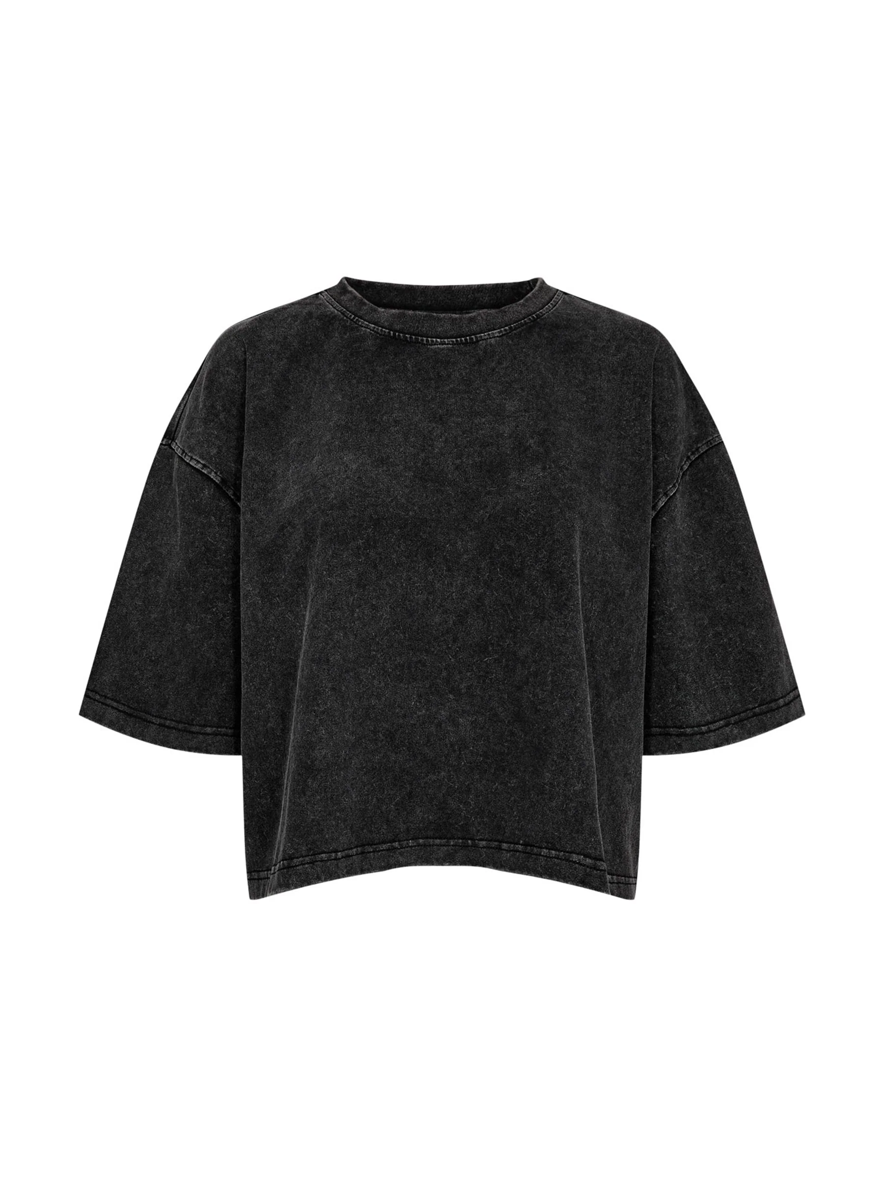 Zwart oversized t-shirt nunella - Afbeelding 2