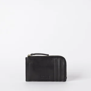 Zwarte leren portemonnee lola
