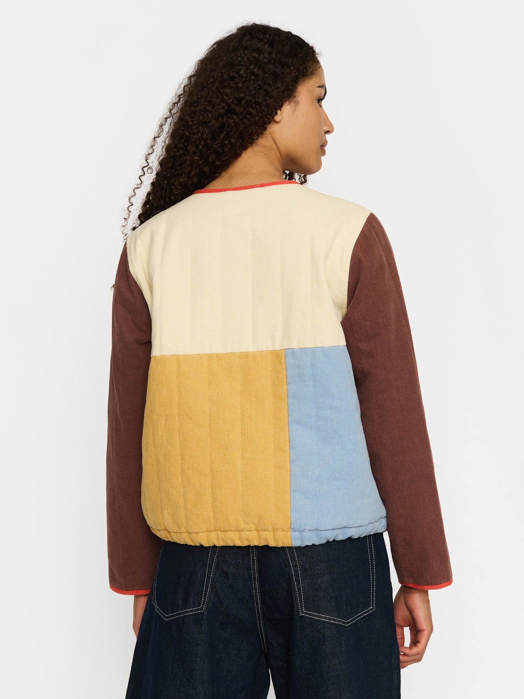 Color block quilted jacket - Afbeelding 8
