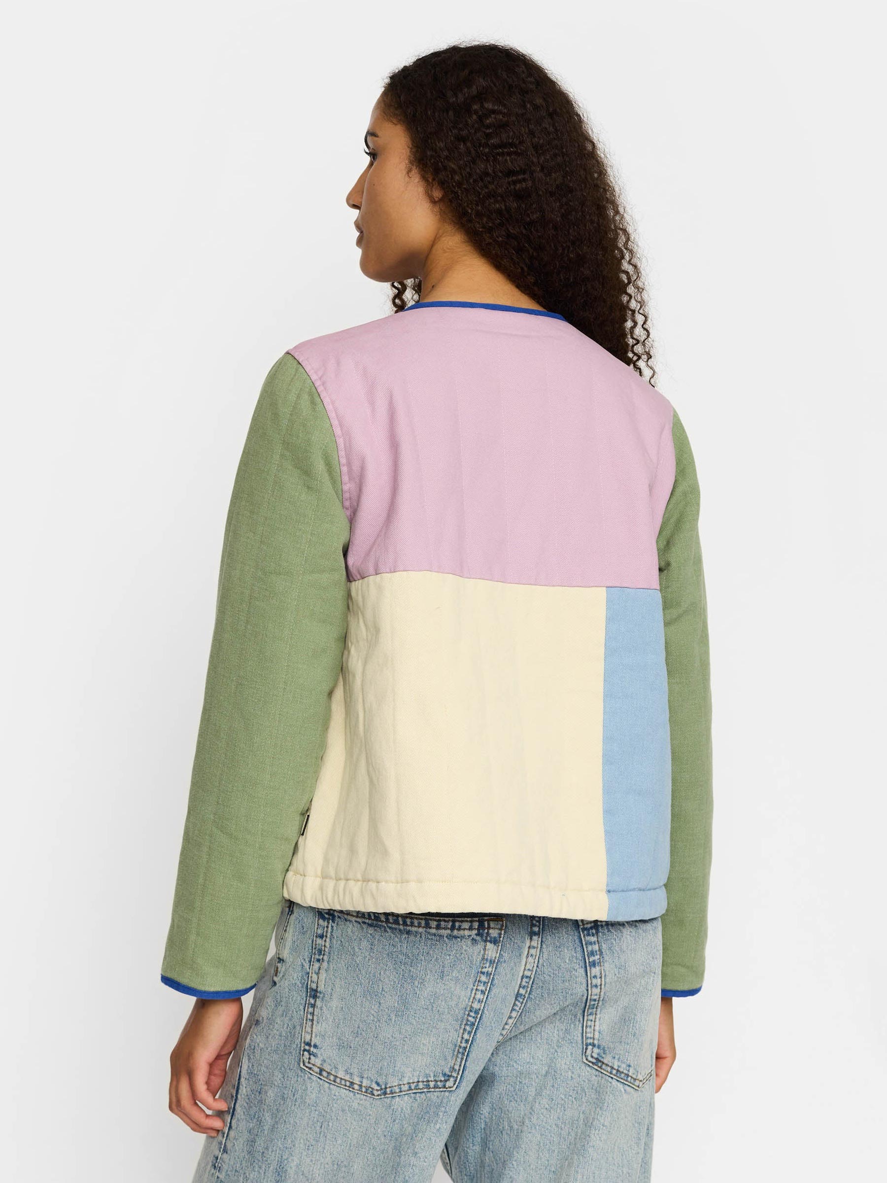 Color block quilted jacket - Afbeelding 3