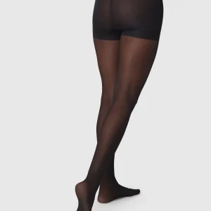 Zwarte panty 20 denier moa control top