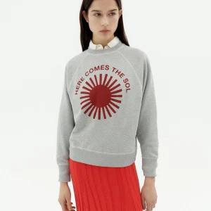 Grijze sweater retro sol bonnie