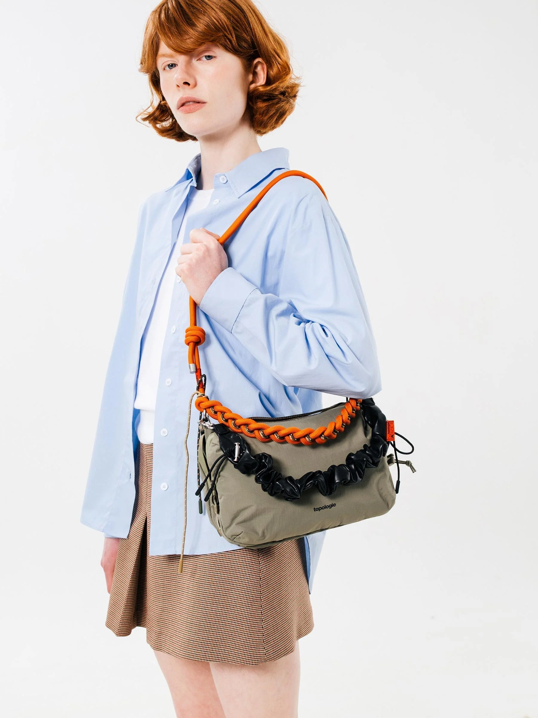 Zwarte bag strap bungee wrist strap - Afbeelding 3