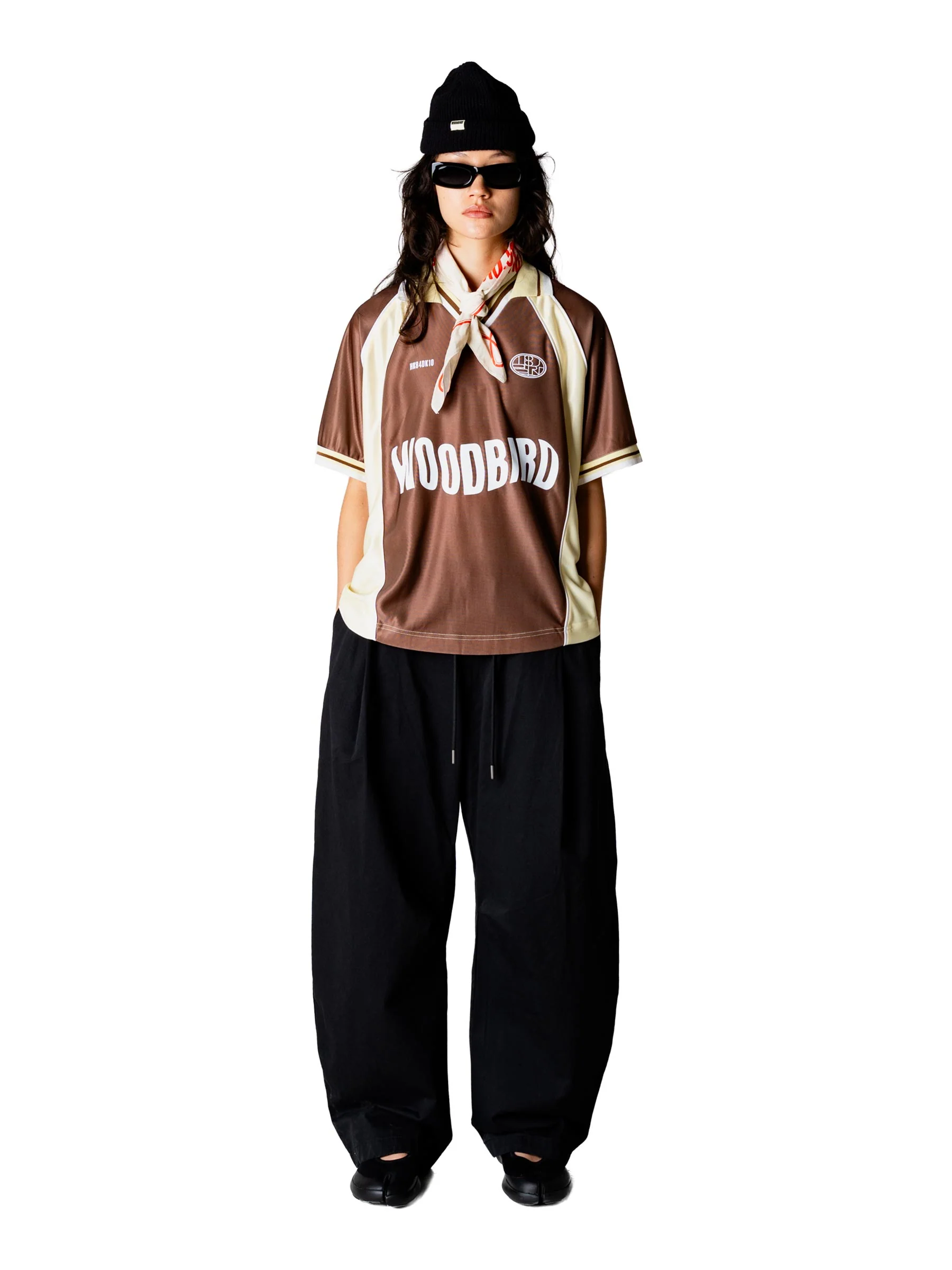 Bruine sports polo wbwaka - Afbeelding 4