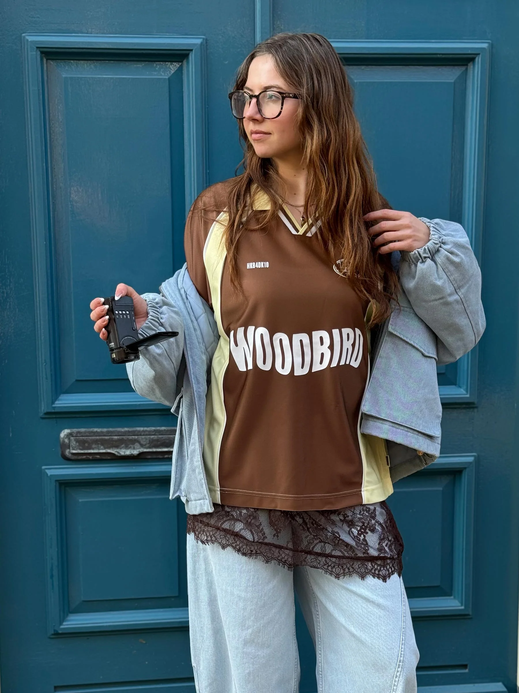 Bruine sports polo wbwaka - Afbeelding 2