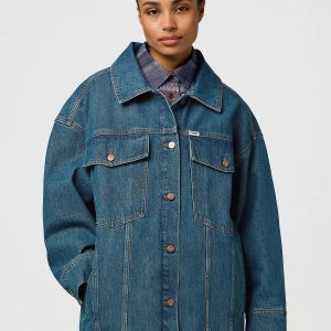 Loose mega trucker jacket